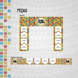 PeÇAs
Pórtico
Testeira camarote
 