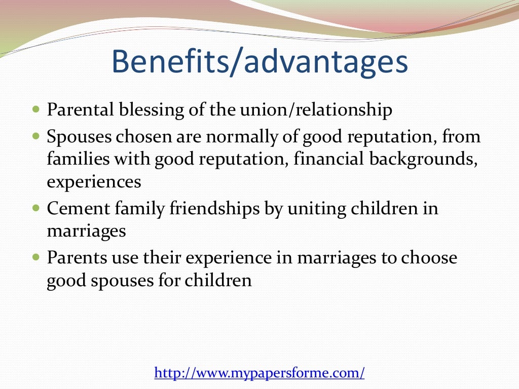 Arranged marriage
