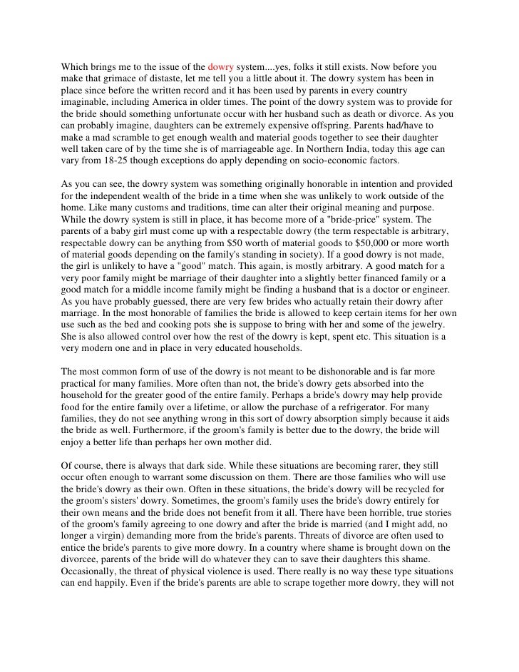 Essay on dowry system – Essay writing service essay on dowry system
