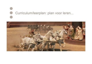 Curriculum/leerplan: plan voor leren...
 