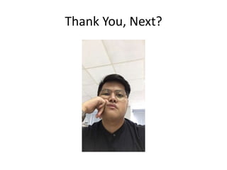 Thank You, Next?
 