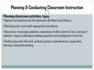 Arranging the Learning Environment | PPT