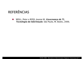 Arranjos de Governança de TI