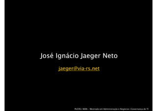 Arranjos de Governança de TI