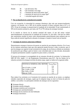 Arranque de motores electricos | PDF