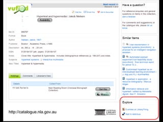 http://catalogue.nla.gov.au 