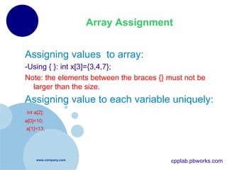 Array | PPT