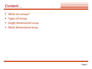 Array | PPT