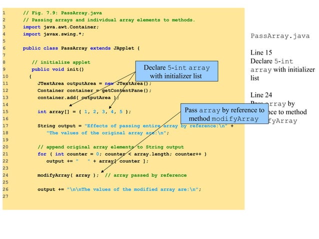 Array in Java | PPT
