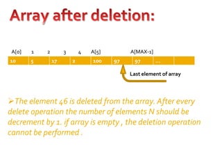 Array operations | PPT