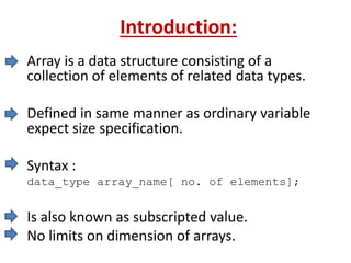 Array | PPT