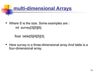 uderstanding arrays and how to declare arrays | PPT