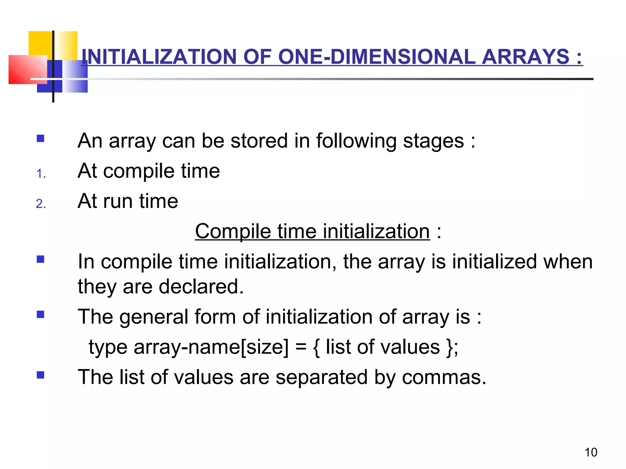 Array in c | PPT