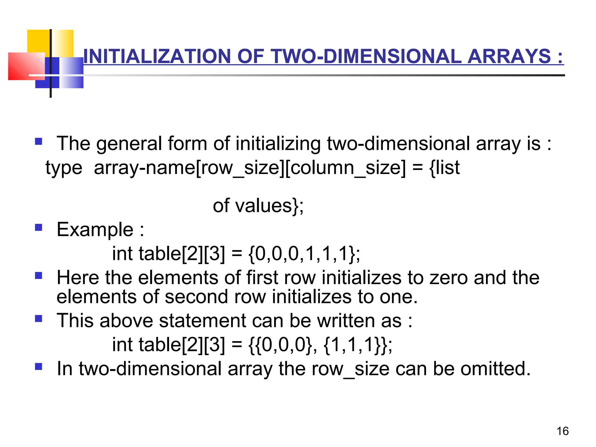Array in c | PPT