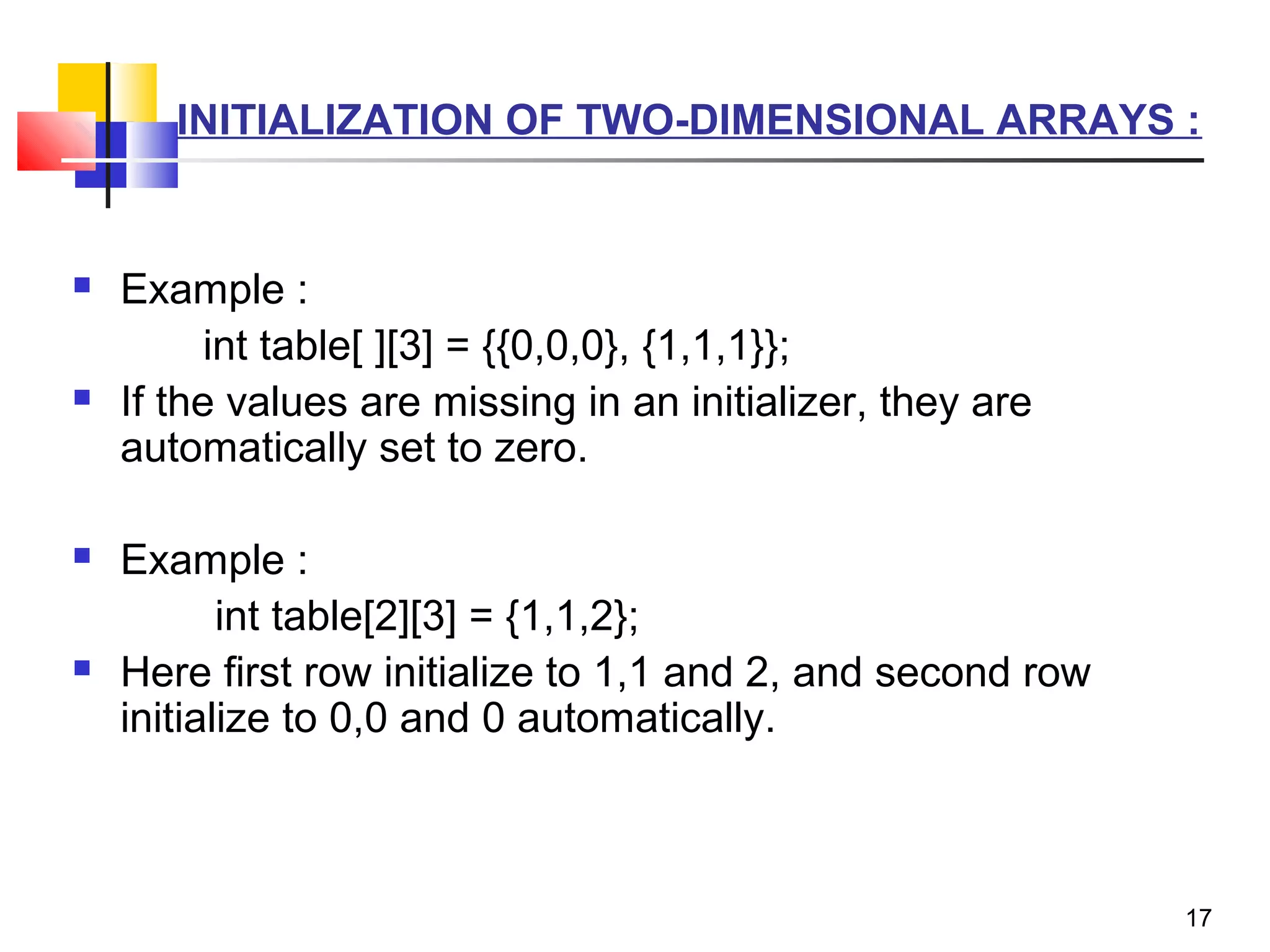 Array in c | PPT