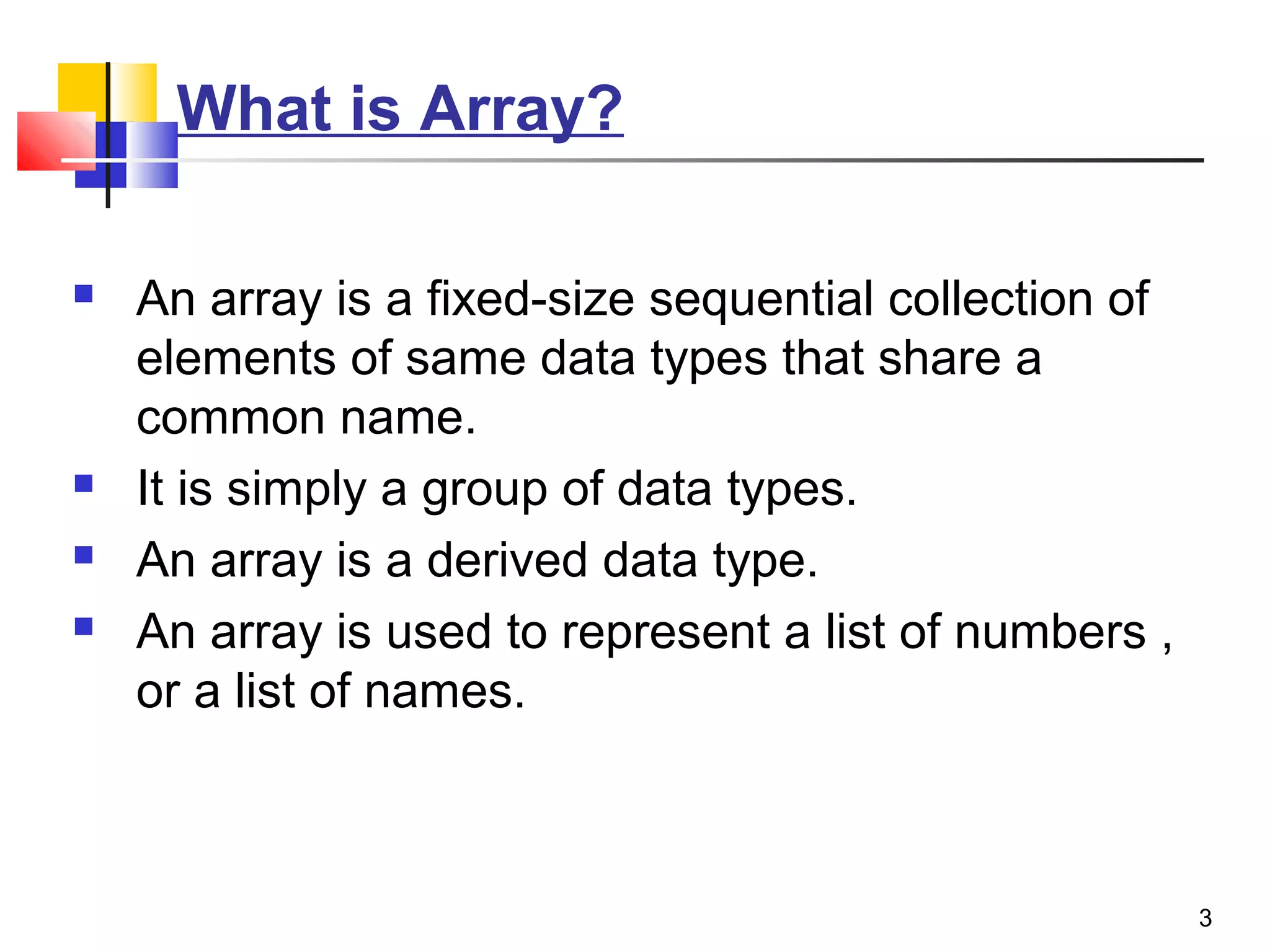Array in c | PPT