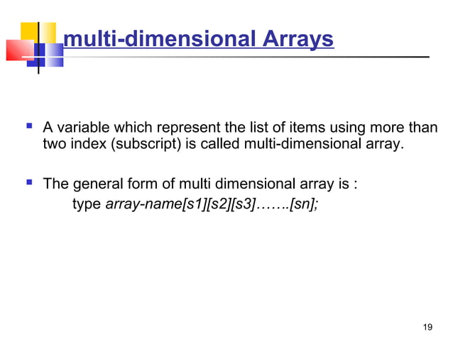 Array in c | PPT