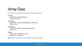 Array in Java | PPT