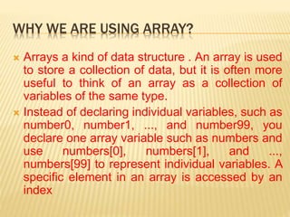 Types of Arrays | PPTX | Programming Languages | Computing