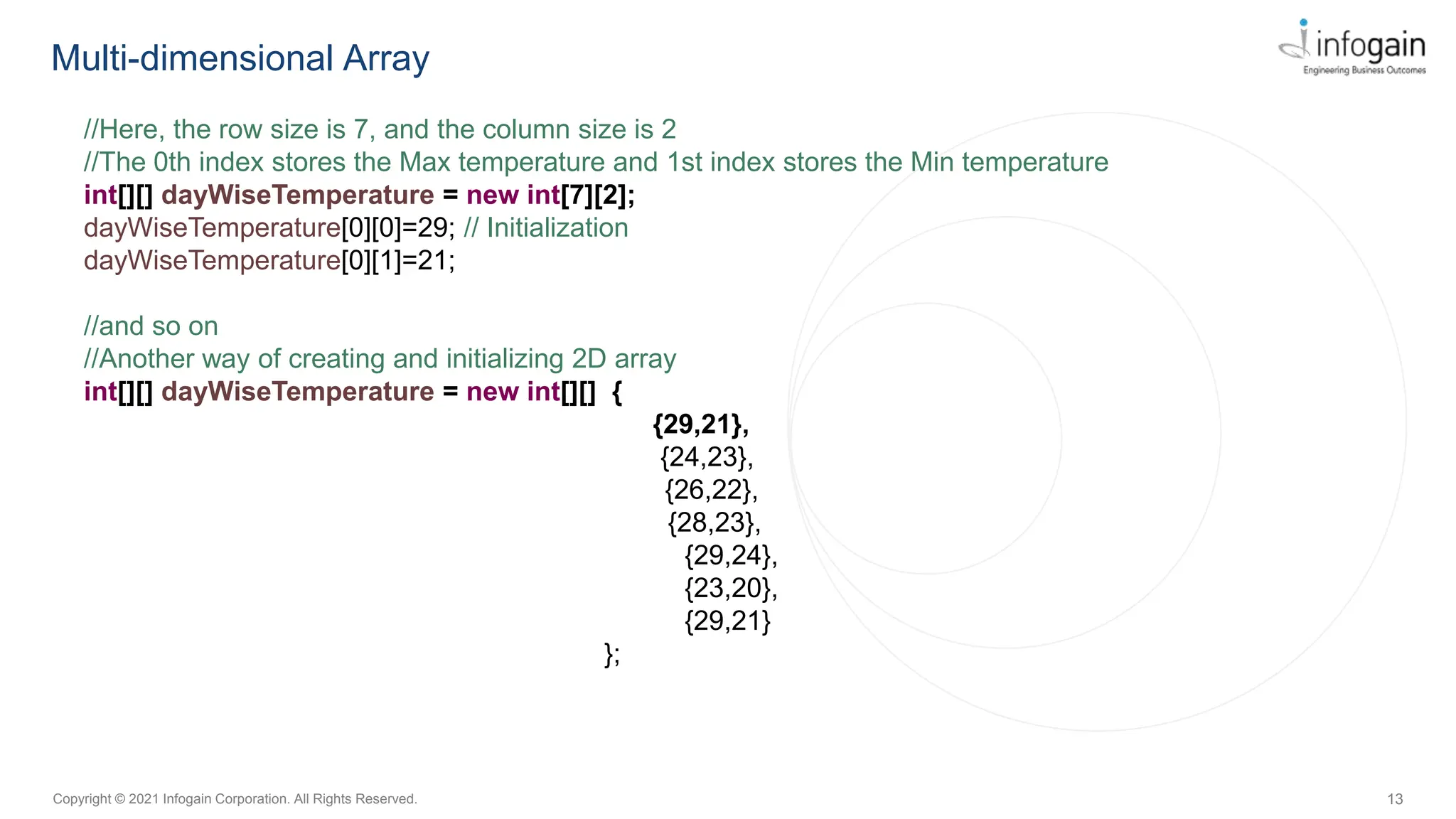 Arrays are used in java to holding more.pptx