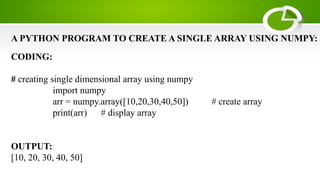 Array-single dimensional array concept .pptx