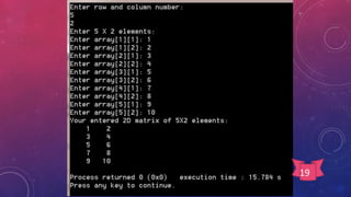 Array in C full basic explanation | PDF