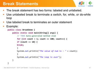 Array and Control Statements & Java Tutorial.pdf