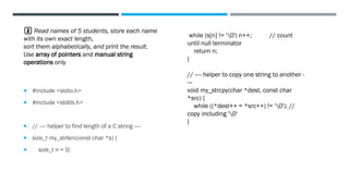 C Programming examples on Arrays and Pointers.pdf
