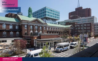 New York Building Congress Presentation: Montefiore Hutch Ambulatory Care Center