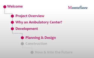 New York Building Congress Presentation: Montefiore Hutch Ambulatory Care Center