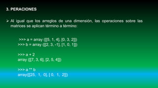 Array bidimensional | PPTX | Databases | Computer Software and Applications