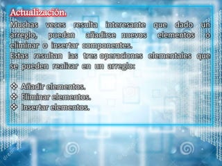 Array bidimensional | PPT