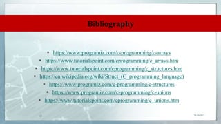 Array c programming | PPT