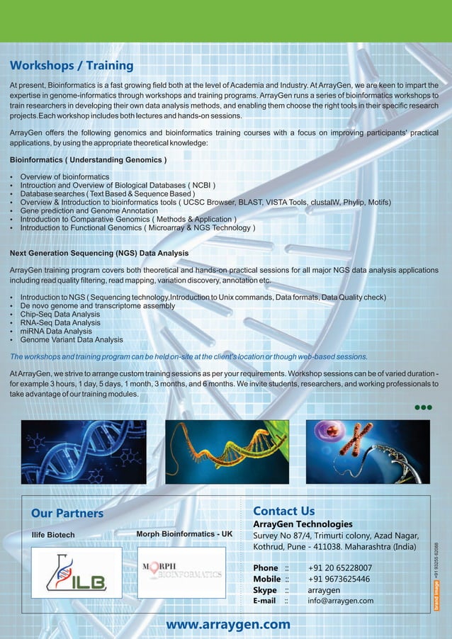 Arraygen brochure | PDF