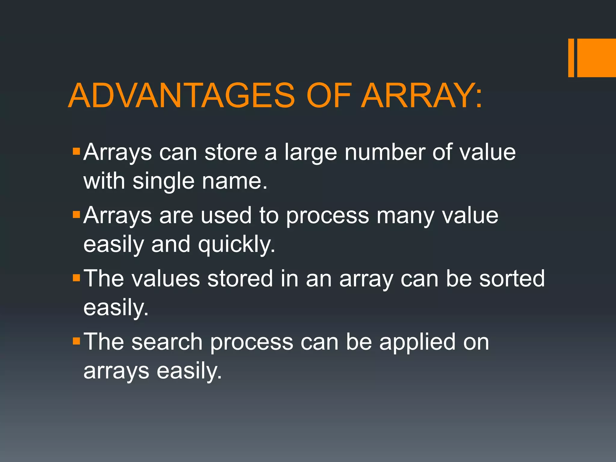 Array in c++ | PPTX