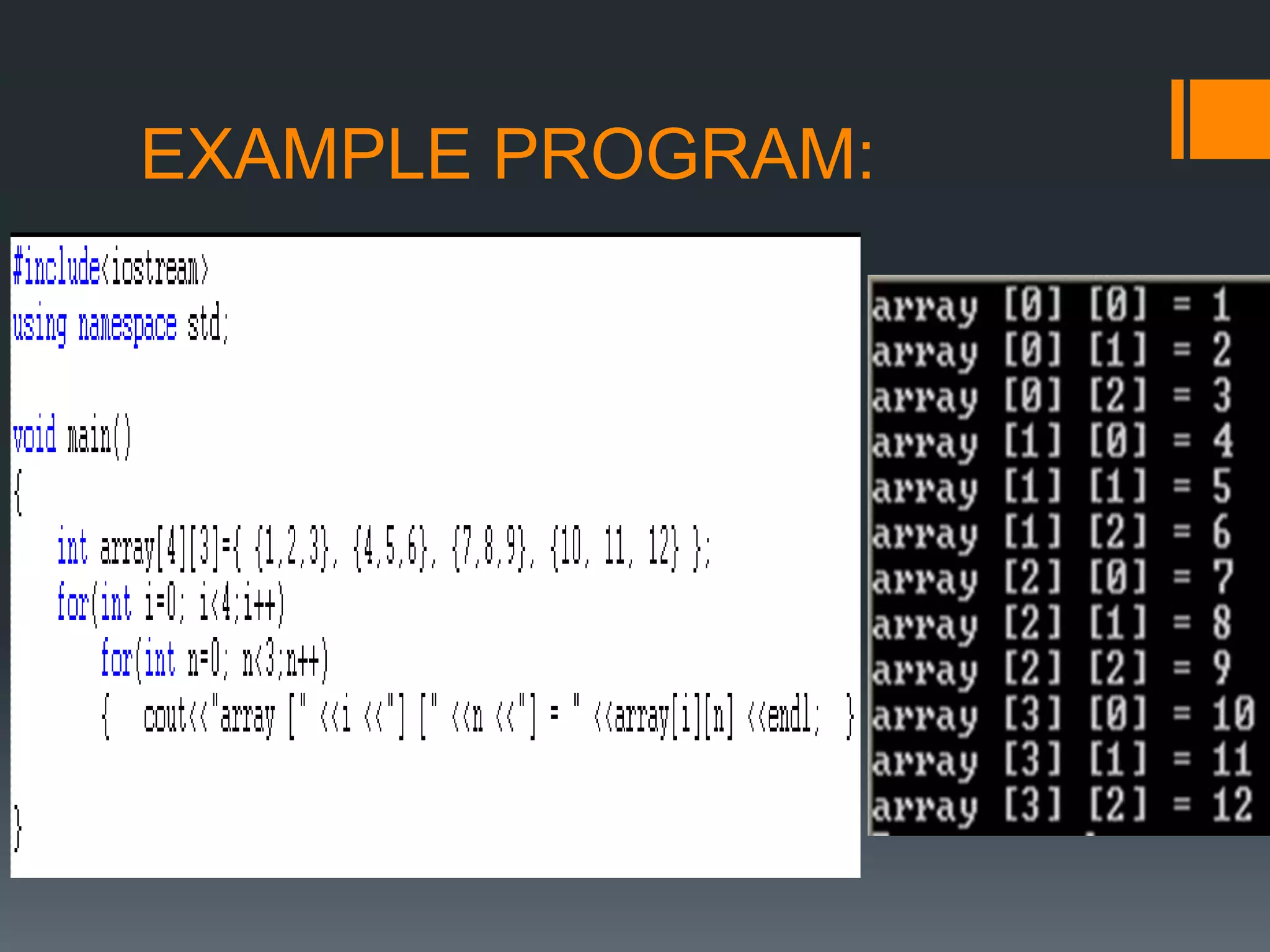 Array in c++ | PPTX