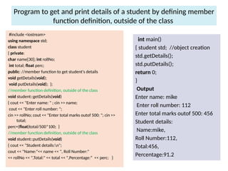 array in class, functions and objects.pptx