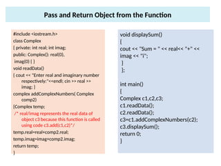 array in class, functions and objects.pptx