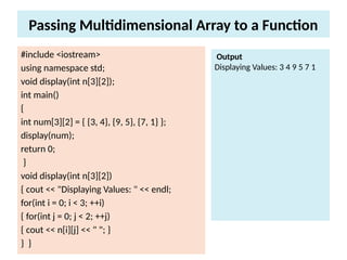 array in class, functions and objects.pptx