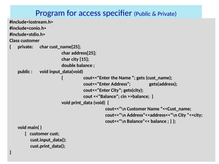 array in class, functions and objects.pptx