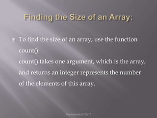 Array in php | PPTX
