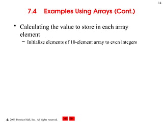 array is a fundamental data structure that stores a collection of ...