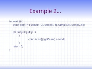 Array of Objects in object oriented programming.pptx