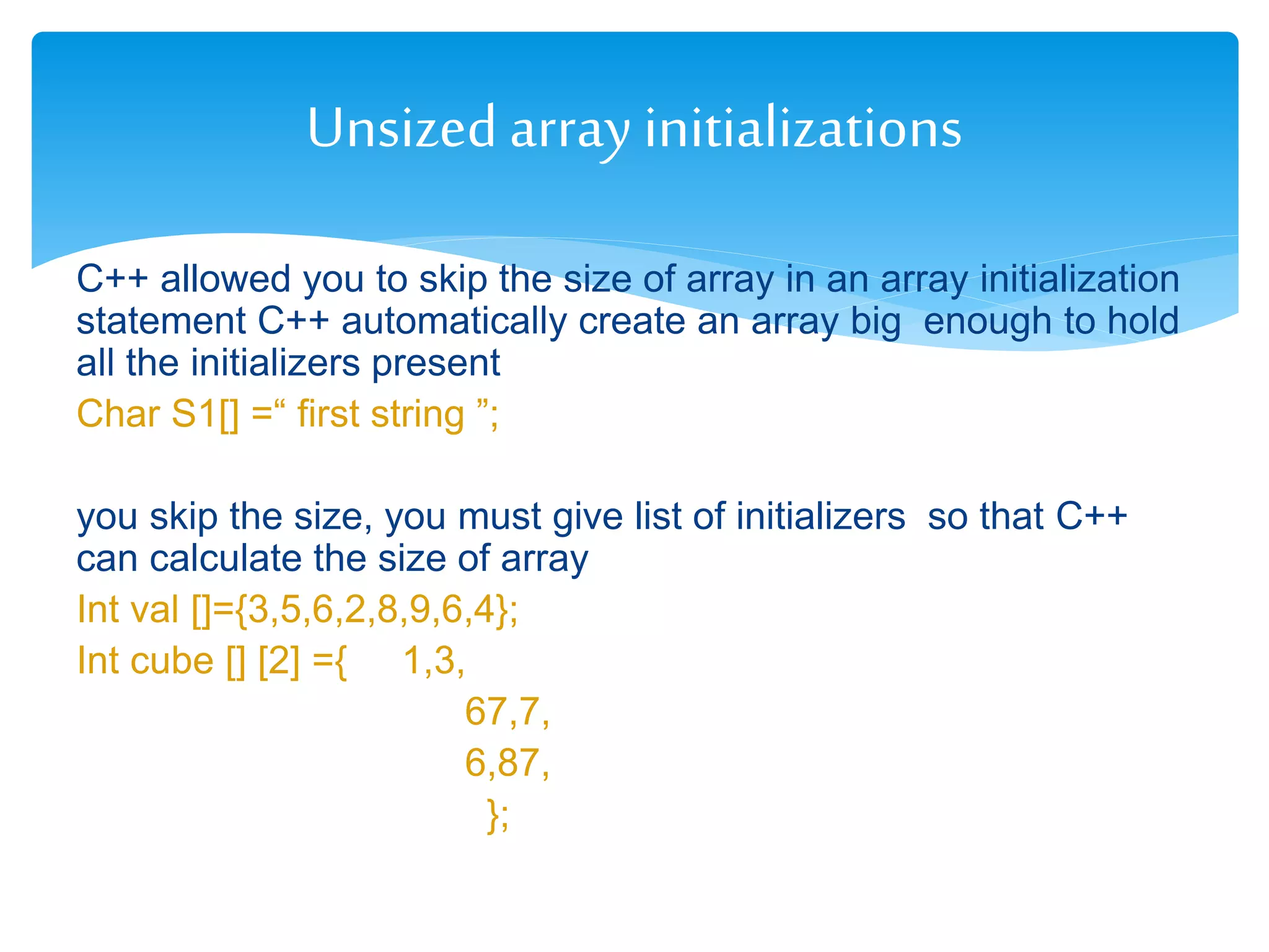 Introduction to Array ppt | PPT