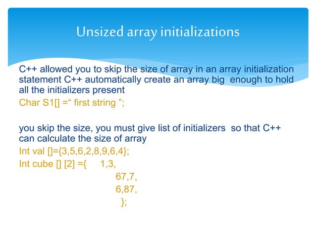Introduction to Array ppt | PPT