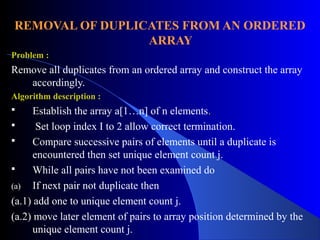Array Presentation | PPT