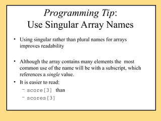 arrayrefppt.ppt FOR STUDENTS STUDY PURPO | PPT