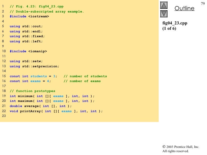 setting an array element with a sequence.