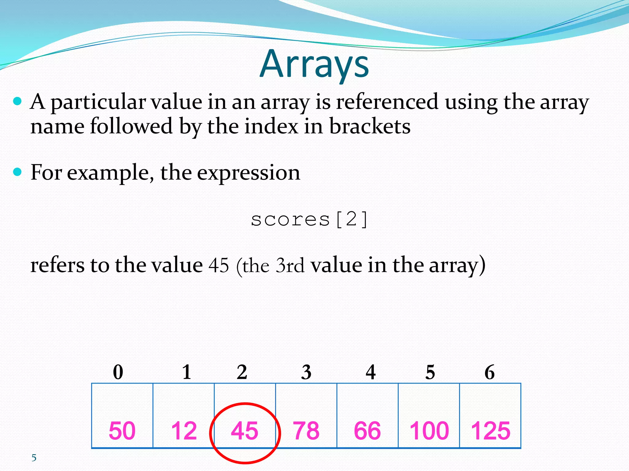 Arrays in Java | PPT