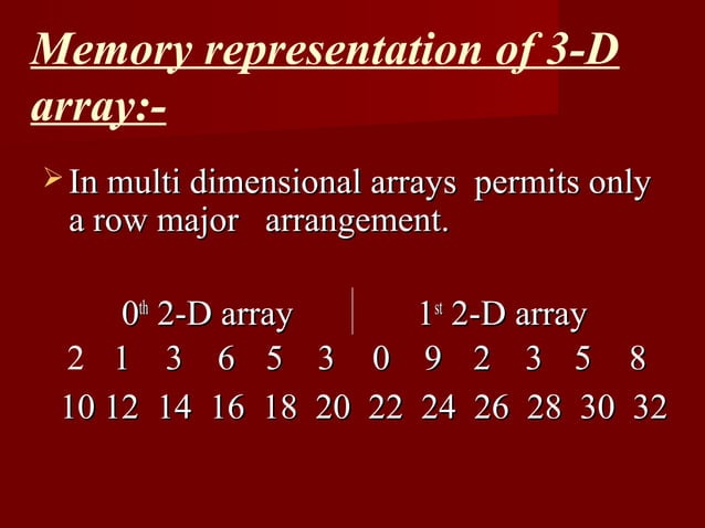 Arrays | PPT